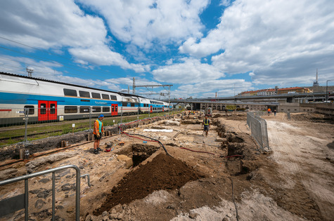 The architectural works on the building site of the Hybernská Hotel are still ongoing and they are gradually revealing more and more gems!